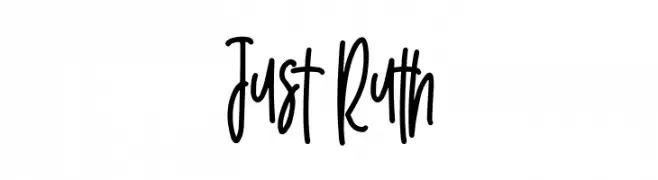 Just Ruth  Free Fonts Download