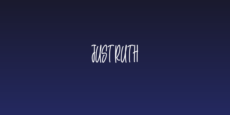 Just Ruth Social Header