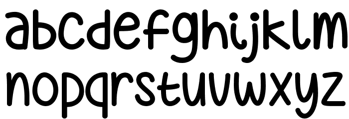 Just Sayin' Font LOWERCASE