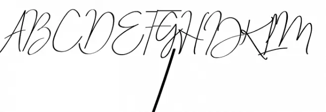 Just Signature Font OTHER CHARS