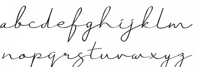 Just Signature Polices MINUSCULES