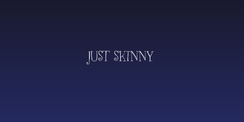 Just Skinny Social Header