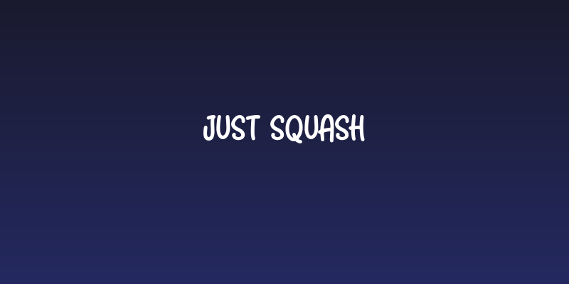 Just Squash Social Header
