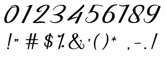 Just Sweet Font OTHER CHARS