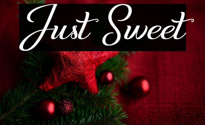 Just Sweet Example 2