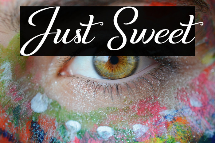 Just Sweet Example 3