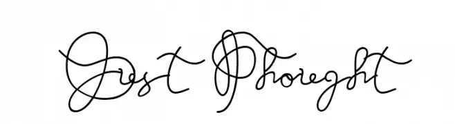 Just Thought  免费字体下载