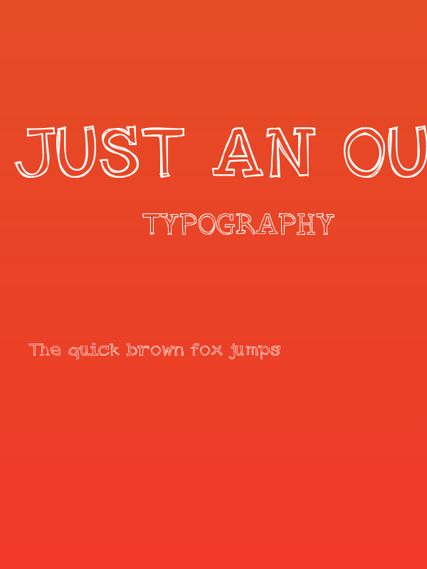 Just an Outty Poster