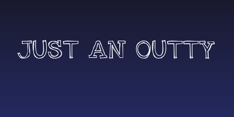 Just an Outty Social Header