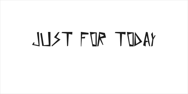 Just for today Logo
