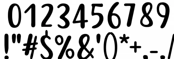 Just tell me what Font OTHER CHARS