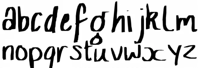 Just while he's speaking خط أحرف صغيرة