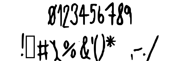 JustAnotherDayNBP Font OTHER CHARS