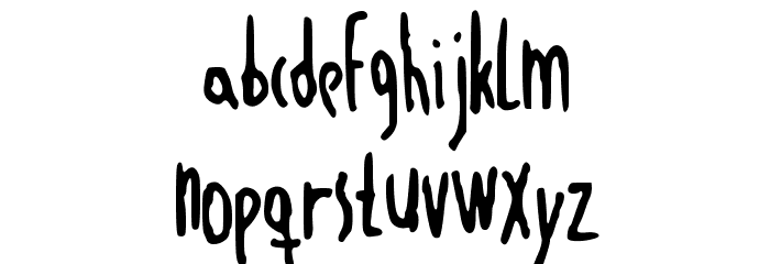 JustAnotherDayNBP Font LOWERCASE