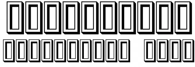 JustAnotherFont Font OTHER CHARS