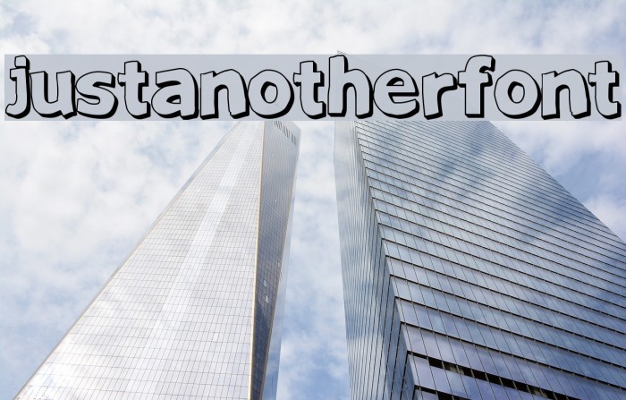 JustAnotherFont फ़ॉन्ट examples