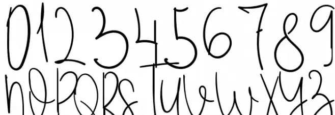 JustBecause Font OTHER CHARS