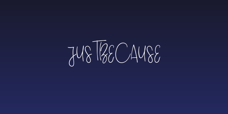 JustBecause Social Header