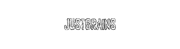 JustBrains  नि: शुल्क फ़ॉन्ट्स डाउनलोड