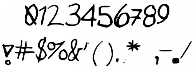 JustBreathe Font OTHER CHARS