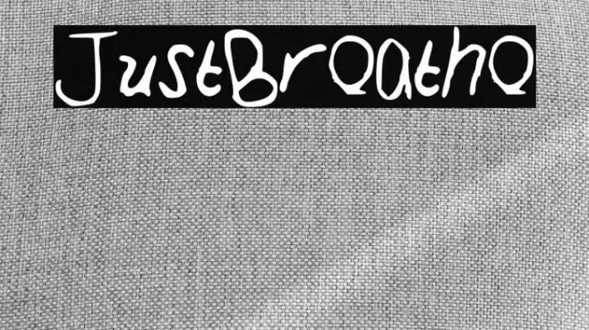 JustBreathe Font examples