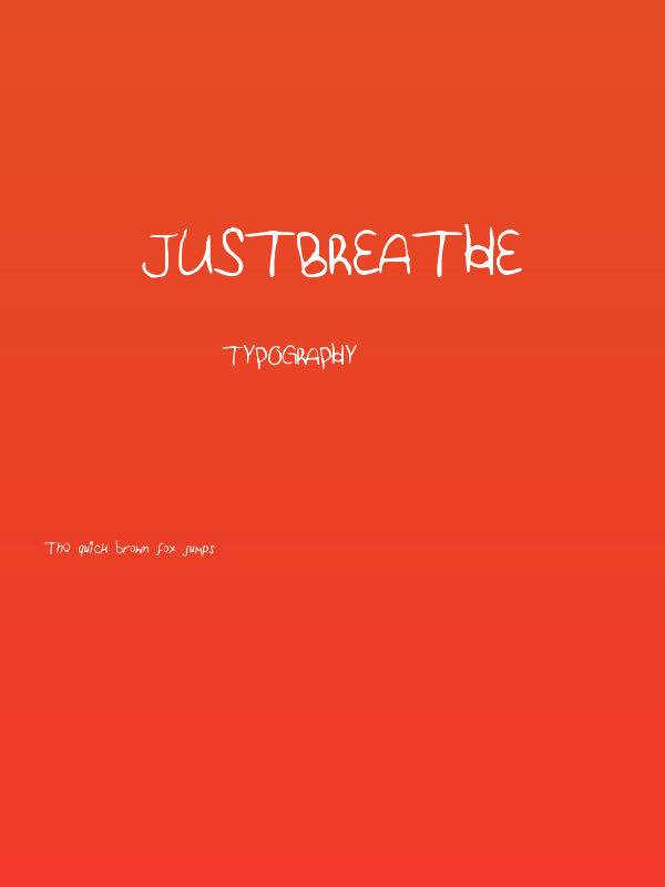 JustBreathe Poster