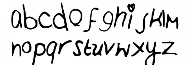 JustBreathe Font LOWERCASE