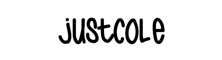 JustCole  नि: शुल्क फ़ॉन्ट्स डाउनलोड