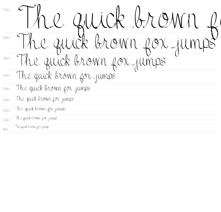 JustColesCursive Waterfall