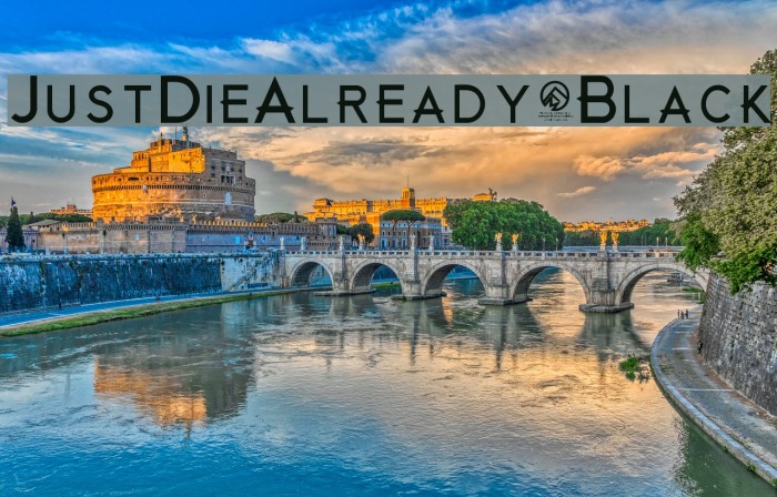 JustDieAlready-Black Example 1