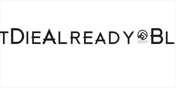 JustDieAlready-Black Logo