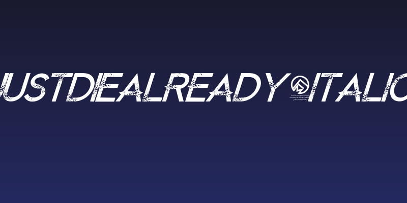 JustDieAlready-Italic Social Header