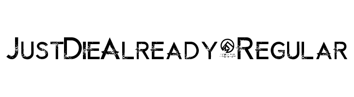 JustDieAlready-Regular  नि: शुल्क फ़ॉन्ट्स डाउनलोड