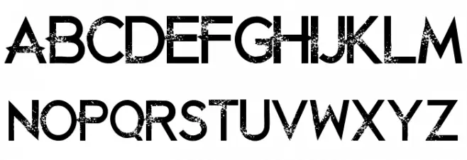 JustDieAlready-Regular 字体 大写