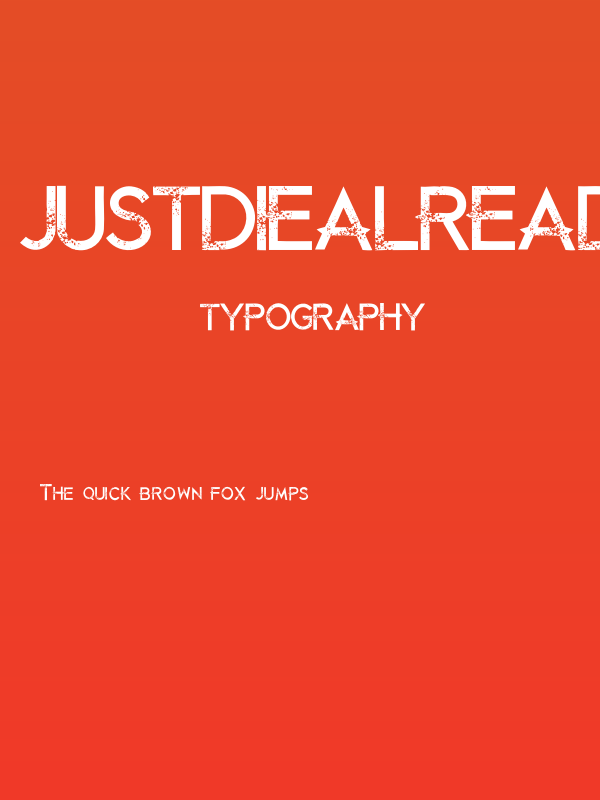 JustDieAlready-Regular Poster