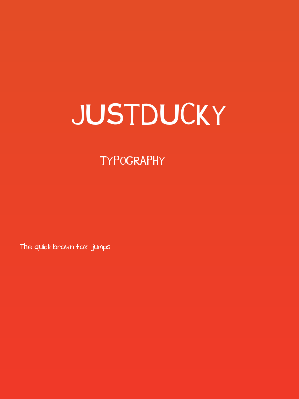 JustDucky Poster