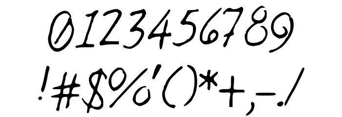JustMai Font OTHER CHARS