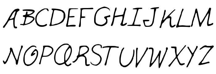 JustMai Font Litere mari