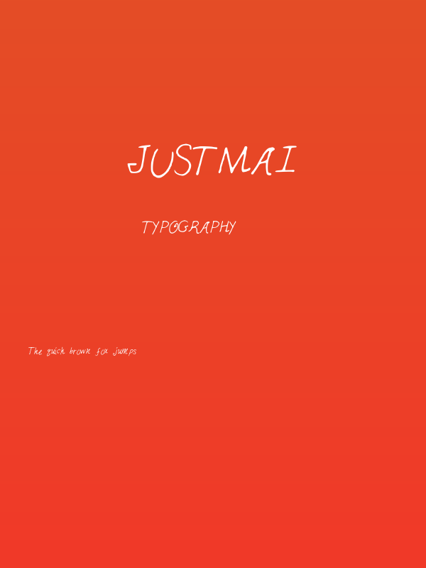 JustMai Poster