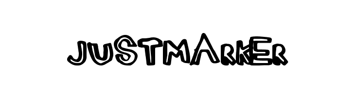 JustMarker  baixar fontes gratis