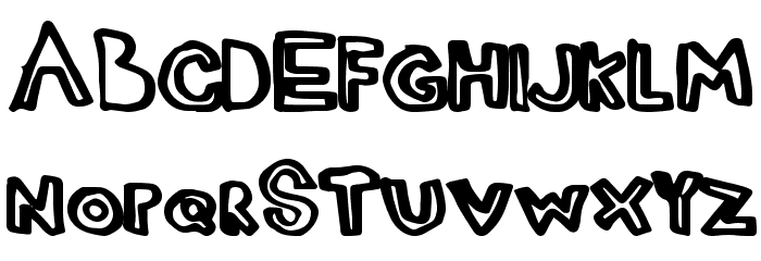 JustMarker Font Litere mici