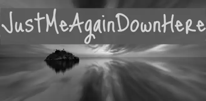 JustMeAgainDownHere خط examples