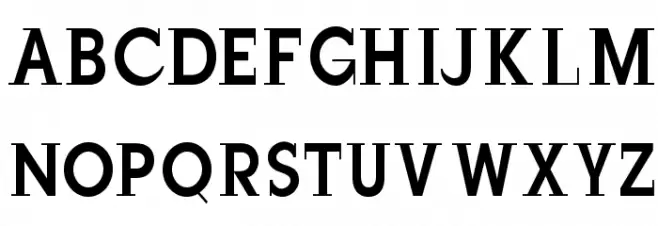 JustOldFashion-Condensed 字体 大写