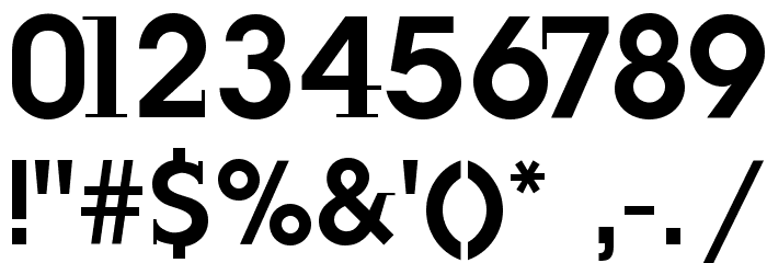 JustOldFashion Font OTHER CHARS
