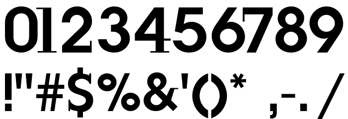 JustOldFashion Font OTHER CHARS