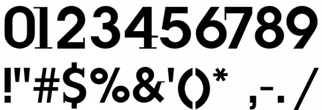 JustOldFashion Font OTHER CHARS