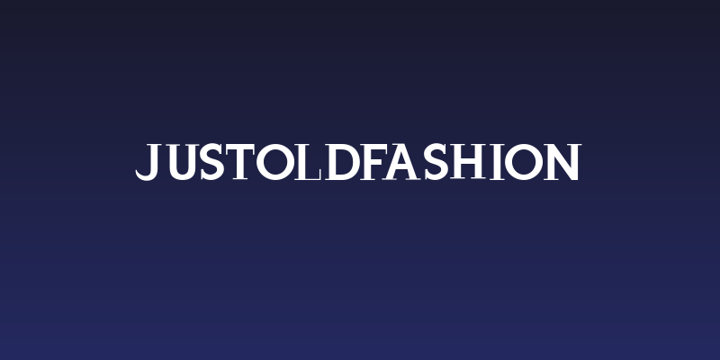 JustOldFashion Social Header