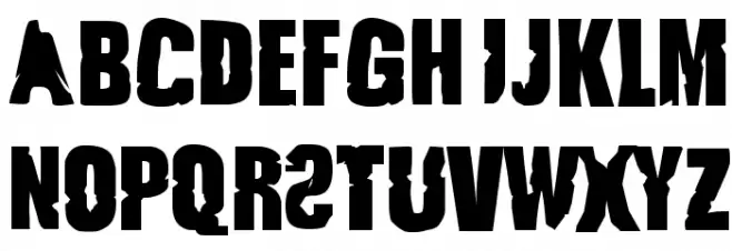 JustSmashing Fartzake フォント 大文字