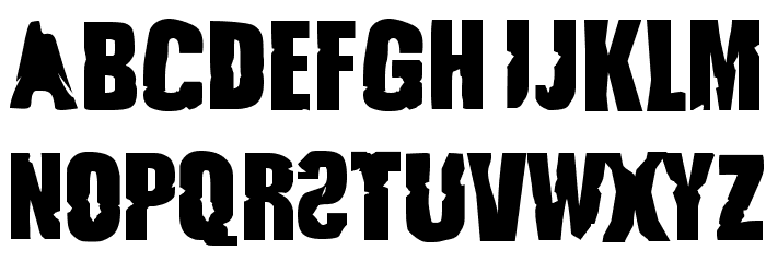 JustSmashing Fartzake Font LOWERCASE