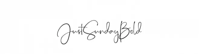 JustSunday-Bold  Descarca Fonturi Gratis
